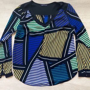 M&S Collection Abstract Striped Blouse